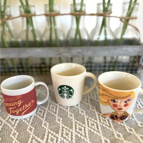 3 piece Bundle Starbucks Espresso Cups with handle. From 2004, 2014 and 2015. - Picture 1 of 6